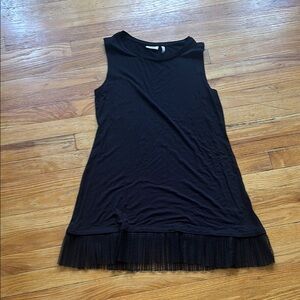 Logo Layers Long Tunic Tank Top